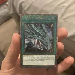 YuGiOh THE EYE OF TIMAEUS RA04-EN192 Platinum Secret Rare - Image 3
