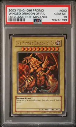 Yu-Gi-Oh! The Winged Dragon of Ra Game Boy ADV Ultra Rare Promo GBI-003 PSA 10 - Image 4