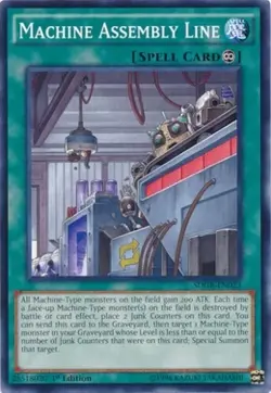 Machine Assembly Line - SDGR-EN023 - Common - 1st Edition NM YuGiOh!  Structure - Image 2