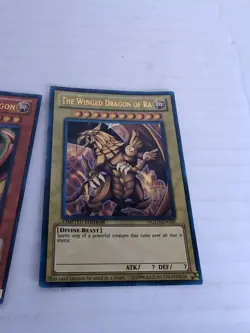 Yugioh Egyptian God Card Set Slifer Obelisk Ra Limited Ultra Rare YGLD - Image 11