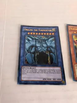 Yugioh Egyptian God Card Set Slifer Obelisk Ra Limited Ultra Rare YGLD - Image 2