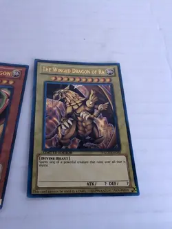 Yugioh Egyptian God Card Set Slifer Obelisk Ra Limited Ultra Rare YGLD - Image 4