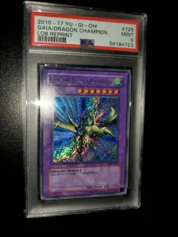 Yugioh 2010 Gaia The Dragon Champion LOB-125 PSA 9 - Image 2