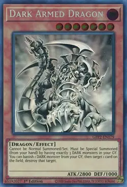 Dark Armed Dragon (Ghost Rare) GFP2-EN179 Ghosts from the Past: the 2nd Haunting 1st Edition - Image 1