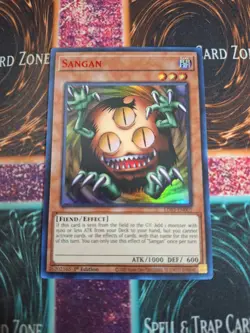 Yu-Gi-Oh! TCG Sangan LDS3-EN001 Red Ultra Rare 1st Edition Near Mint - Image 1
