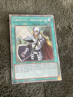 Crossout Designator NM Platinum Secret Rare YuGiOh - Image 4
