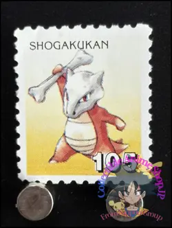 Marowak Pokemon Stamp Card Japanese Shogakukan Nintendo Game Anime TCG D - Image 1