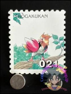 Spearow Pokemon Stamp Card Japanese Shogakukan Nintendo Game Anime TCG H - Image 1