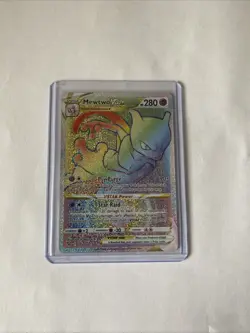 Pokémon Go Mewtwo VSTAR 079/078 Rainbow Secret Rare TCG Card - Image 1