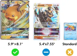 Jumbo Card Binder for Pokemon Jumbo Cards iofeiwak® Oversized 2 Pockets Card ... - Image 2