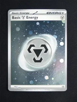 Basic Metal Energy 008 Holo 1 Swirl - Pokemon Card #26Y - Image 1