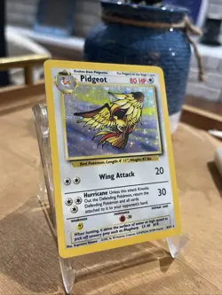 Pokemon Card - Error No Symbol Pidgeot Jungle 8/64 Holo Rare LP Excellent - Image 2