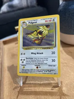 Pokemon Card - Error No Symbol Pidgeot Jungle 8/64 Holo Rare LP Excellent - Image 3