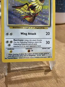 Pokemon Card - Error No Symbol Pidgeot Jungle 8/64 Holo Rare LP Excellent - Image 5