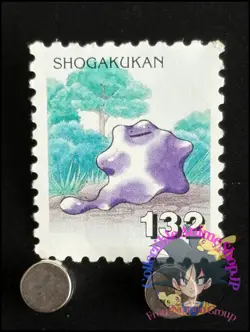 Ditto Pokemon Stamp Card Japanese Shogakukan Nintendo Game Anime TCG I - Image 1