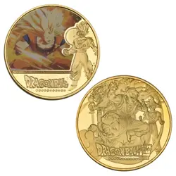 Lot of 5 Pieces Collection Dragon Ball Z DBZ Gold / Gold Card and Its Case NEW - Image 3
