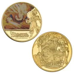 Lot of 5 Pieces Collection Dragon Ball Z DBZ Gold / Gold Card and Its Case NEW - Image 8