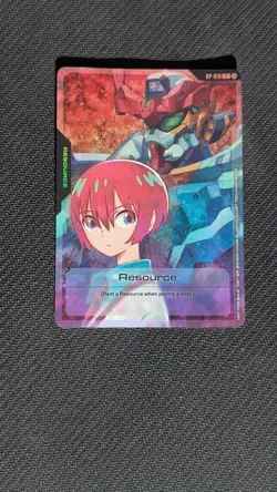 2025 Gundam Card Game Machu Resource Promo Foil Rare Exclusive RP-010 - Image 6