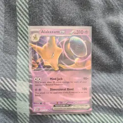 Pokemon TCG Alakazam EX 065/165 151 English Double Rare Card NM Condition - Image 3