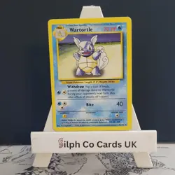 Wartortle 42/102 4th Print Base Set 1999-2000 Pokemon Card WOTC - Image 1