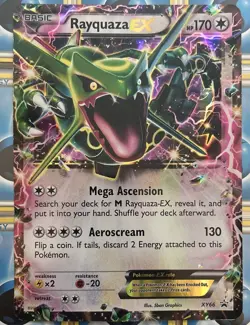 Pokemon Rayquaza EX XY66 Promo Oversized Jumbo Holo Foil Pokémon Card - Image 1