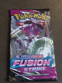 Fusion Strike Booster Pack Sword & Shield New Sealed Pokemon Card | English x 4 - Image 2
