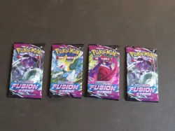 Fusion Strike Booster Pack Sword & Shield New Sealed Pokemon Card | English x 4 - Image 7