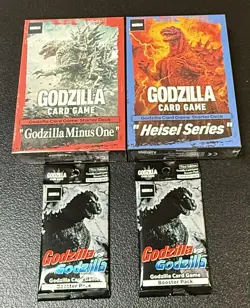 Godzilla Card Game Starter Lot of 2 Decks, Minus One, Heisei Seires + 2 Boosters - Image 5