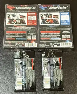 Godzilla Card Game Starter Lot of 2 Decks, Minus One, Heisei Seires + 2 Boosters - Image 6