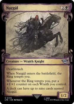Nazgul (0725) (Showcase Scrolls) -Foil Light Play MTG - Image 1