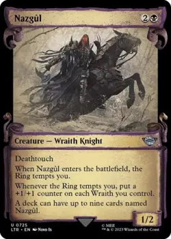 Nazgul (0725) (Showcase Scrolls) -Foil Light Play MTG - Image 2