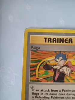 Pokémon TCG Koga Gym Challenge 106/132 Regular Rare Vintage Retro Card Played - Image 2