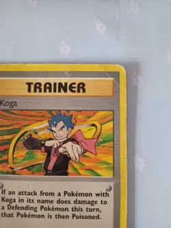 Pokémon TCG Koga Gym Challenge 106/132 Regular Rare Vintage Retro Card Played - Image 3