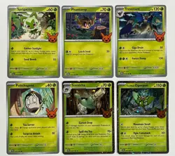 Pokemon Trick or Trade 2024 - Complete Card Set - Pikachu Munkidori Cosmos Holo - Image 2