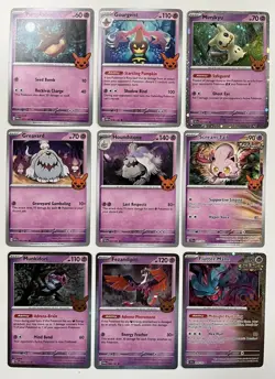Pokemon Trick or Trade 2024 - Complete Card Set - Pikachu Munkidori Cosmos Holo - Image 4