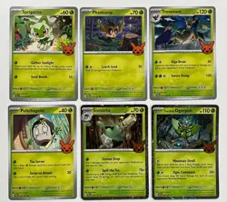 Pokemon Trick or Trade 2024 - Complete Card Set - Pikachu Munkidori Cosmos Holo - Image 7
