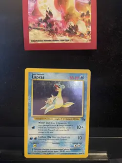 Pokemon Card Lapras 10/62 Fossil Set Holo 068💎NM💎 - Image 3