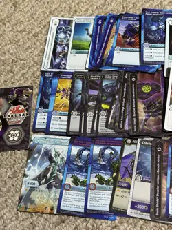 Lot Of 47 Bakugan Cards Rares Plus Commons And More - Image 5