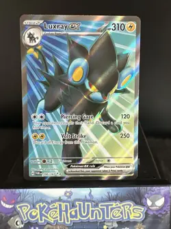 Pokemon Card Luxray EX 195/167 Twilight Masquerade Full Art Ultra Rare NM - Image 1