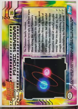 Psychic Showdown # 33 VLP Topps Mewtwo Strikes Back Pokemon The Movie Card - Image 6