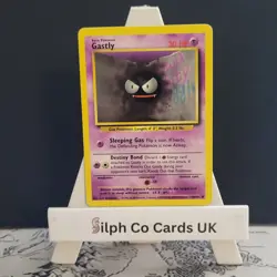 Gastly 50/102 Base Set Pokemon Card WOTC - Image 1