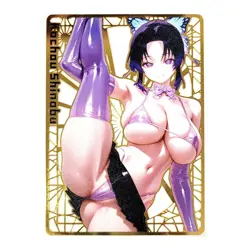 Doujin Art Waifu Anime ACG METAL Card - Demon Slayer Shinobu NUMBERED 112/200 - Image 3