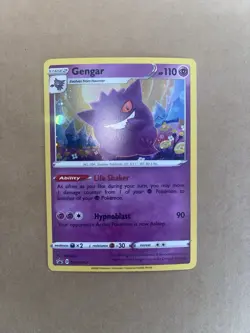 Gengar SWSH052 COSMOS HOLO Rare Black Star Promo Pokemon Card Near Mint - Image 6