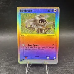 Pokemon Card Zigzagoon 79/109 EX Ruby & Sapphire Reverse Holo - Image 3