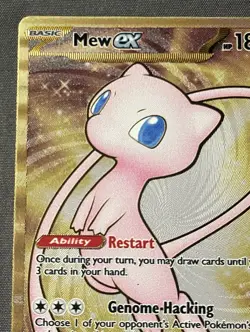 Pokémon TCG Mew EX 205/165 Gold METAL S&V 151 UPC Promo Card NM/MT - Image 3