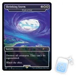 SHRINKING STORM (WRATH OF GOD) (441) Secret Lair Magic MTG MINT CARD - Image 1