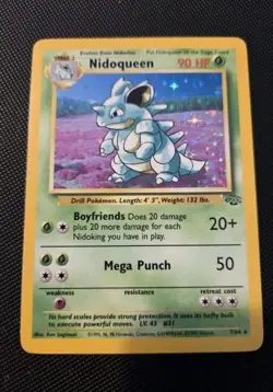 Pokemon Card - Nidoqueen 7/64 Holo Rare Jungle Set 1999 WOTC - NM - Image 1
