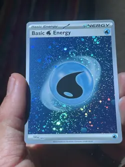 151 Water Energy Pokemon Card 4x  Swirl Galaxy Holo 003 Cosmo - Image 4