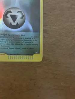 Metal Energy 143/147 Holo Aquapolis English Pokemon Card E-Reader WoTC - Image 4