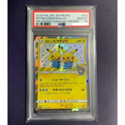 PSA 10 Pretend Comedian Pikachu 407/SM-P Promo Osaka DX Pokemon Card Japanese - Image 1